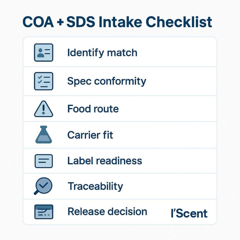 How to Ensure Safe Fragrance Oils for Food Applications with COA and MSDS 3 How to Ensure Safe Fragrance Oils for Food Applications with COA and MSDS 1 2