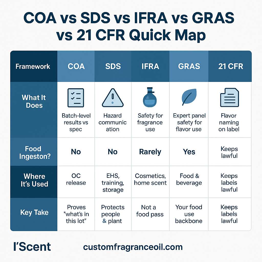 How to Ensure Safe Fragrance Oils for Food Applications with COA and MSDS 2 2